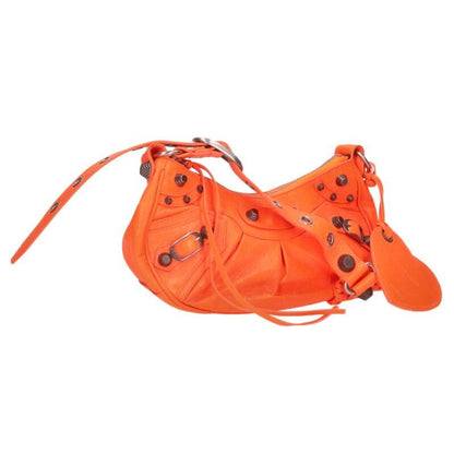 Balenciaga LE Cagole Cagoleleather Studded Shoulder Bag