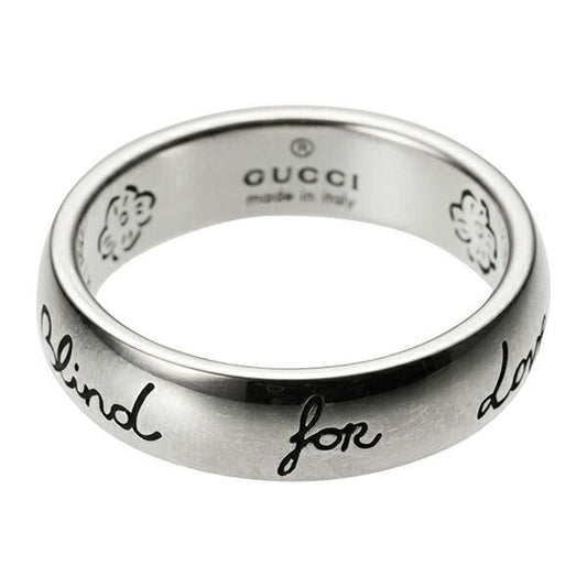 Gucci Ring Blinds for Love Argento