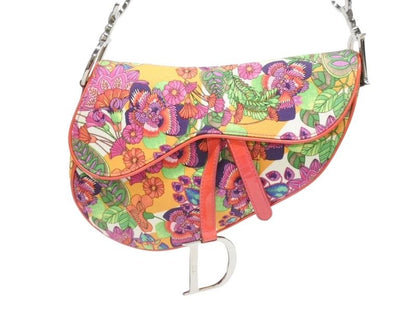Dior Saddle Bag Flower All Over Print Galliano — view 2