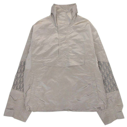 Dior Homme Nylon Anorak Jacket Oblique Pullover Half Zip 48 Khaki