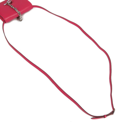 Hermes Chaine D'ancre to Go Compact Rose Silver Chevre Chamkila Bifold Wallet — view 4