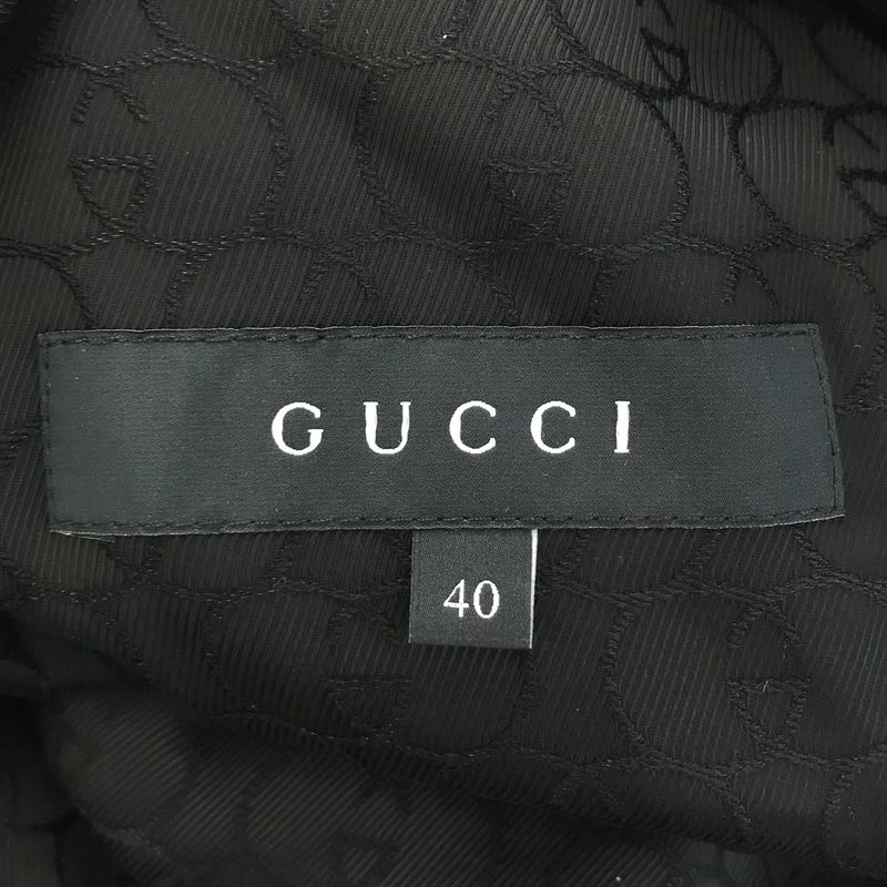 Gucci 2007aw Striped Jacket and Slacks Pants Set-Up Suit Gray 40