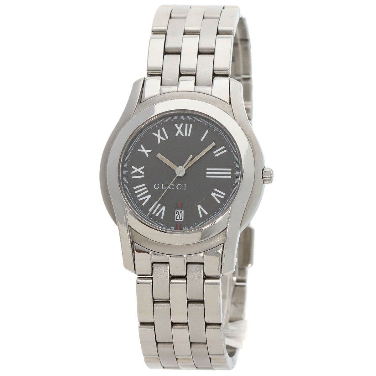 Gucci Round Face Watch SS