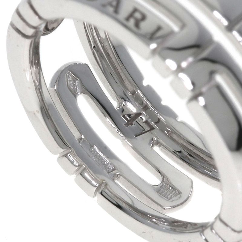 Bvlgari Bulgari Parentesi #47 Ring 18K White Gold Ladies