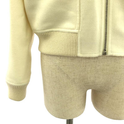 Hermes | 2024aw | Cashmere 100% Cashmere Leather Zip Ribbed Blouson Jacket | 36