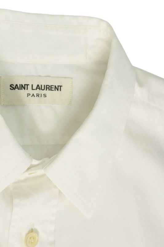 Saint Laurent Paris 395263 Y716j Cotton Long Sleeve Shirt Men 39