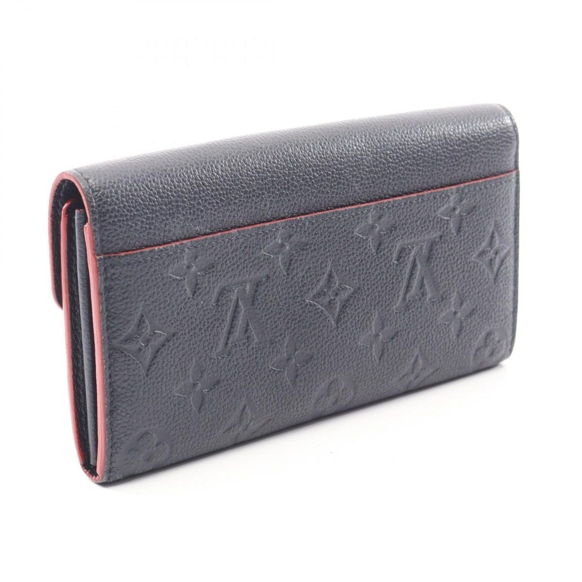 Louis Vuitton Bifold Wallet Portefeuille Sarah Marie Nuit Leather — view 2