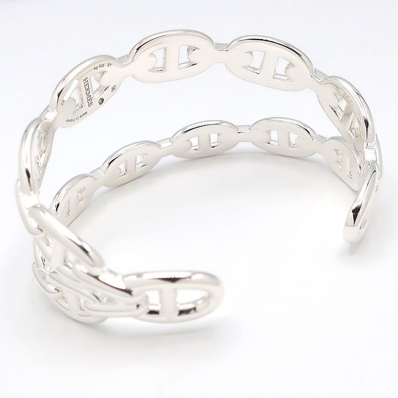 Hermes Chaine D'ancre Double Bracelet ST Silver - Ag925 Accessories -