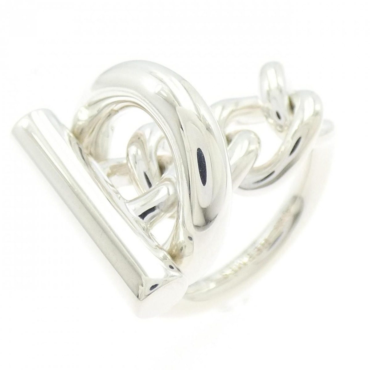 Hermes Croisette Ring Silver