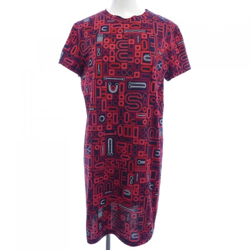 Hermes Cut Size 40 Navy Dress