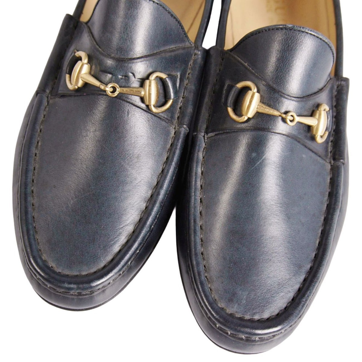 Gucci Vintage Loafers Moccasins Horsebits Leather — view 3