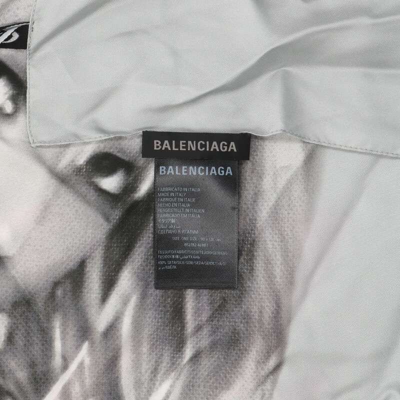 Balenciaga Britney Spears Series Britney Spears Printed Flag Scarf Men's