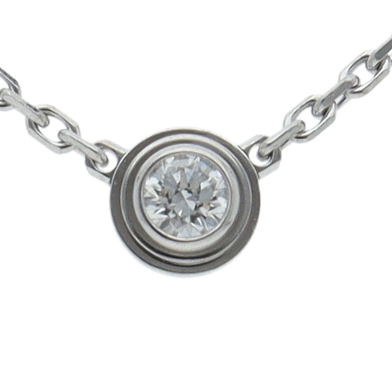 Cartier Diamant Leger Diamond Necklace XS 18K White Gold