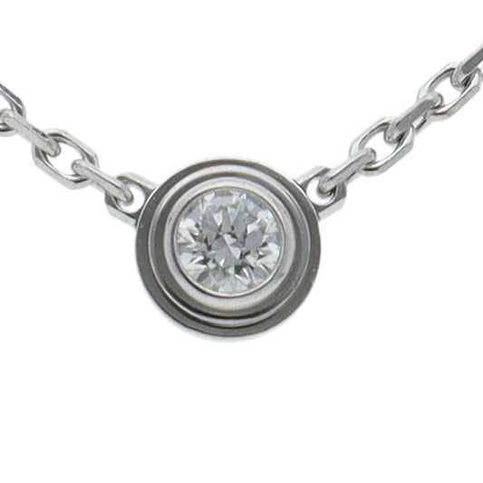 Cartier Diamant Leger Diamond Necklace XS 18K White Gold
