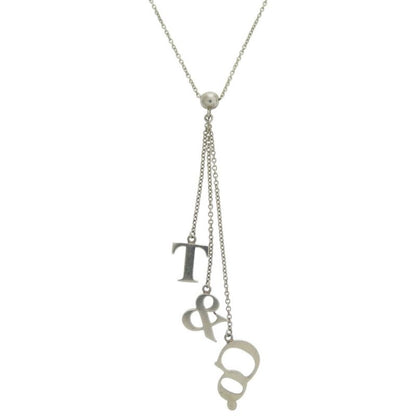 Tiffany & Co Swing Necklace T Icon Logo Silver 925 1074