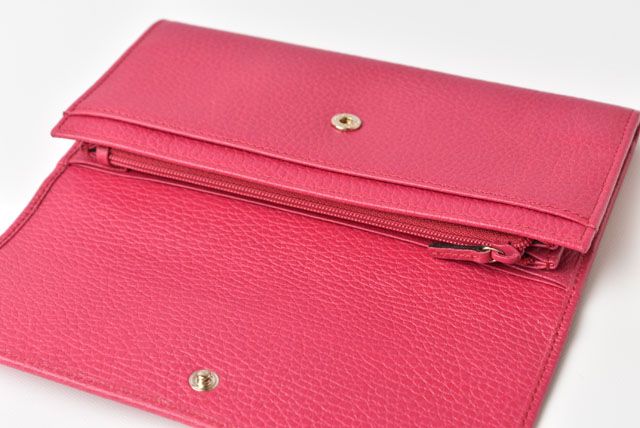 Unused Gucci Long Wallet Gucci Swing Pink 354496