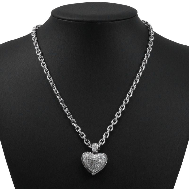 Dior Heart Metal And Rhinestone Ladies 32.6g Necklace