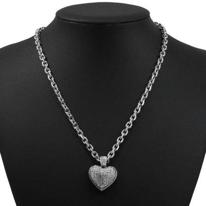 Dior Heart Metal And Rhinestone Ladies 32.6g Necklace