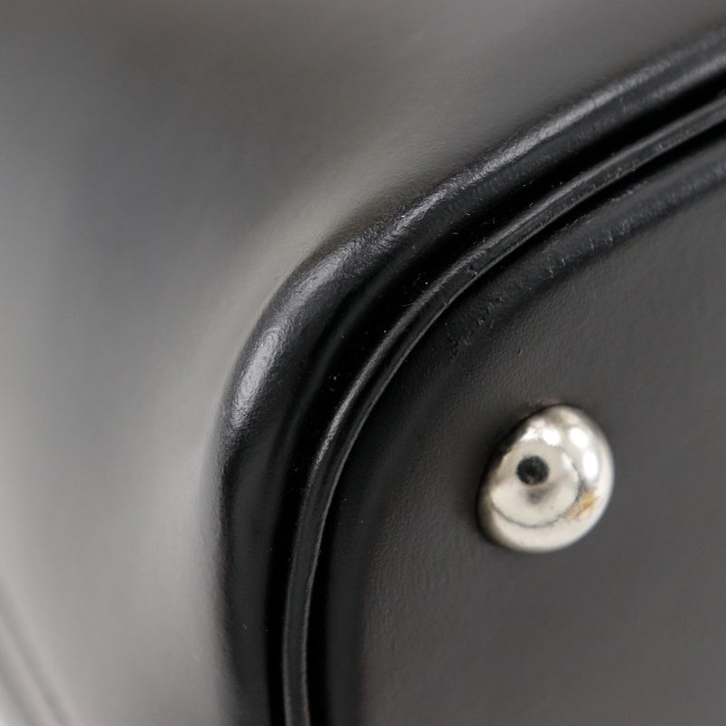 Hermes Bolide 31 Box Calf Black/silver Hardware □D Ladies Handbag