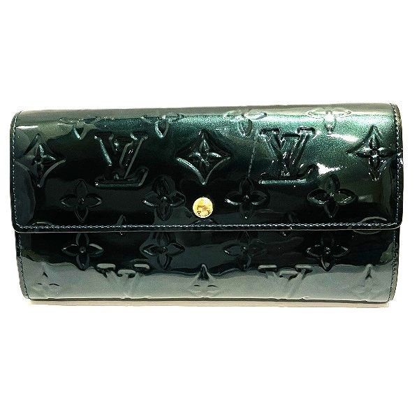 Louis Vuitton Monogram Vernis Portefeuille Sarah M93667 Long Wallet For Women