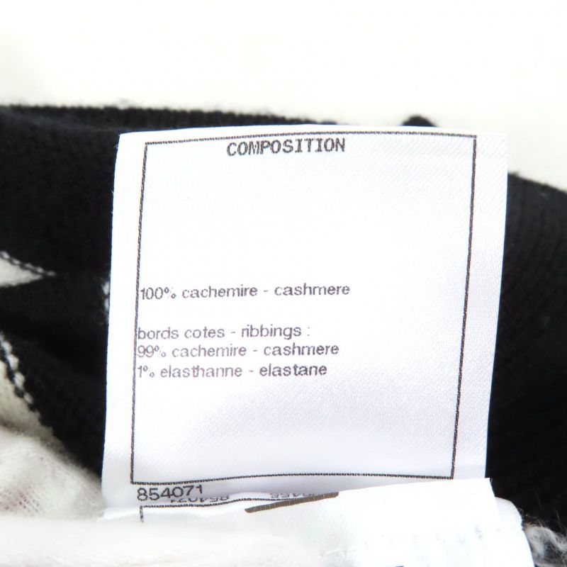 CHANEL P74115 100% Cashmere With Coco Mark Hardware Sequin Embellishment
