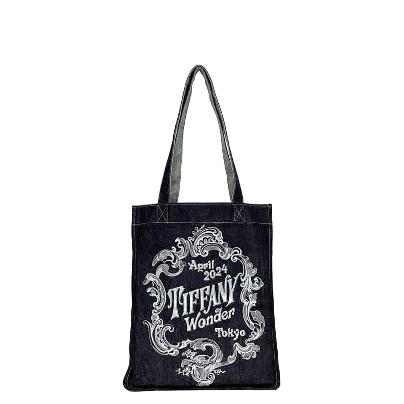 Tiffany & Co Tote Bag Navy Blue