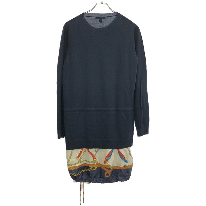 Louis Vuitton Silk Scarf Docking Knit Sweater Fakd130nn Navy S