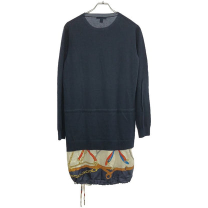 Louis Vuitton Silk Scarf Docking Knit Sweater Fakd130nn Navy S
