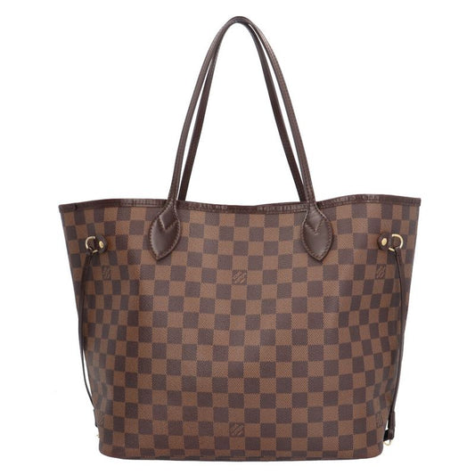 Louis Vuitton Neverfull MM Damier Tote Bag Damier Canvas N51105 Brown Ladies