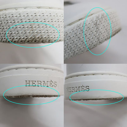 Hermes Sneakers - High Cut Daydream Kelly White Size 35.5 23cm