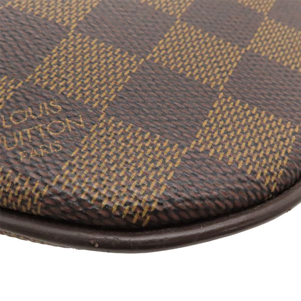 Louis Vuitton Shoulder Bag Pochette Bosfort Damier Canvas Damier Ebene Gold