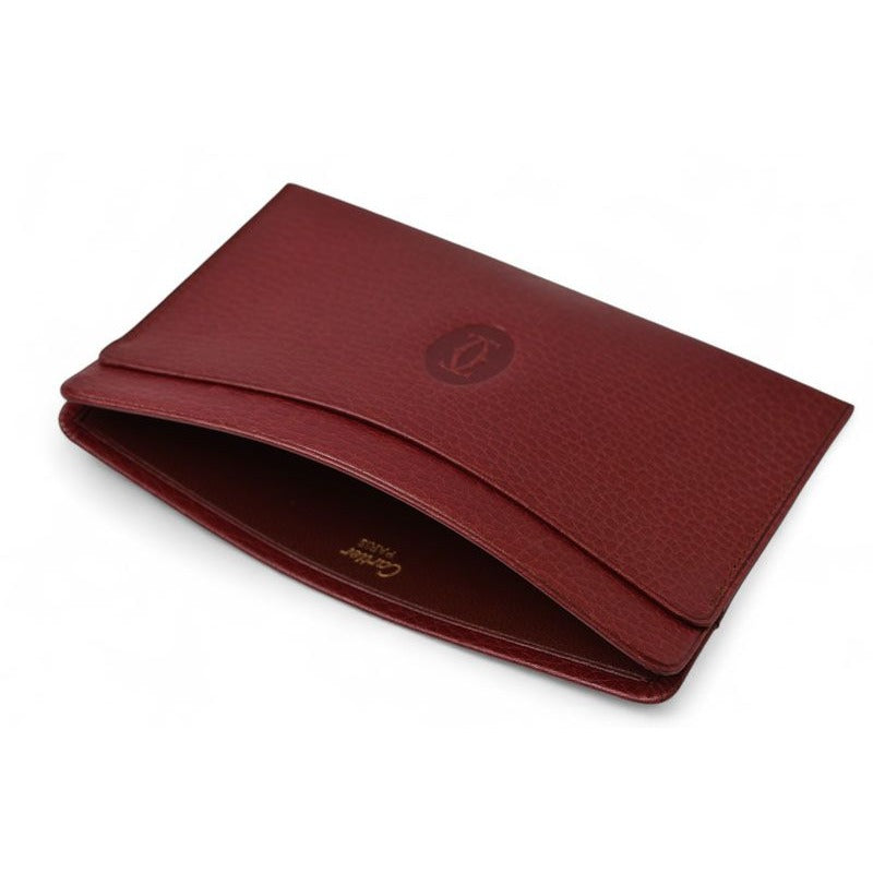Cartier Card Case Vintage Mini Pouch Must de Cartier Bordeaux — view 7