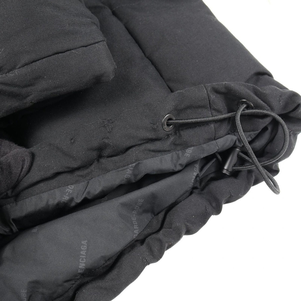 Balenciaga Boxy Puffer Black Nylon Jacket — view 12