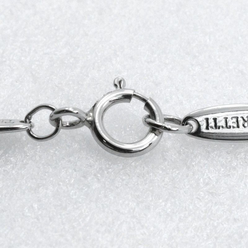 Tiffany & Co By-the-yard 1P Diamond Elsa Peretti Pt950platinum X Diamond Ladies