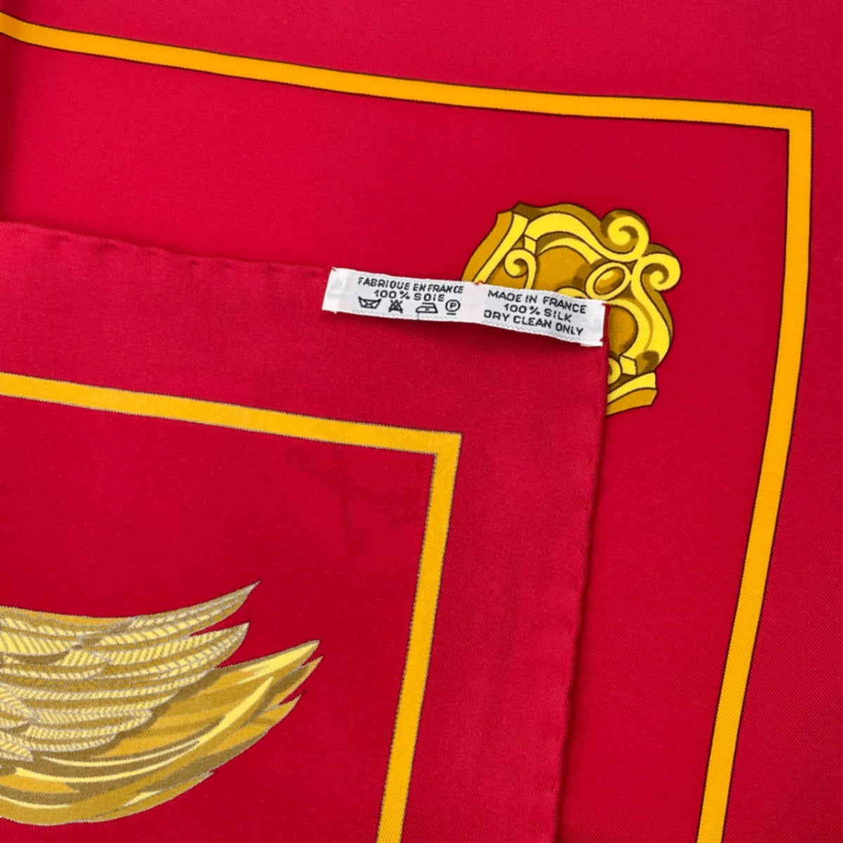 Hermes Carre 90 in Salzburg Red Scarf Silk — view 7