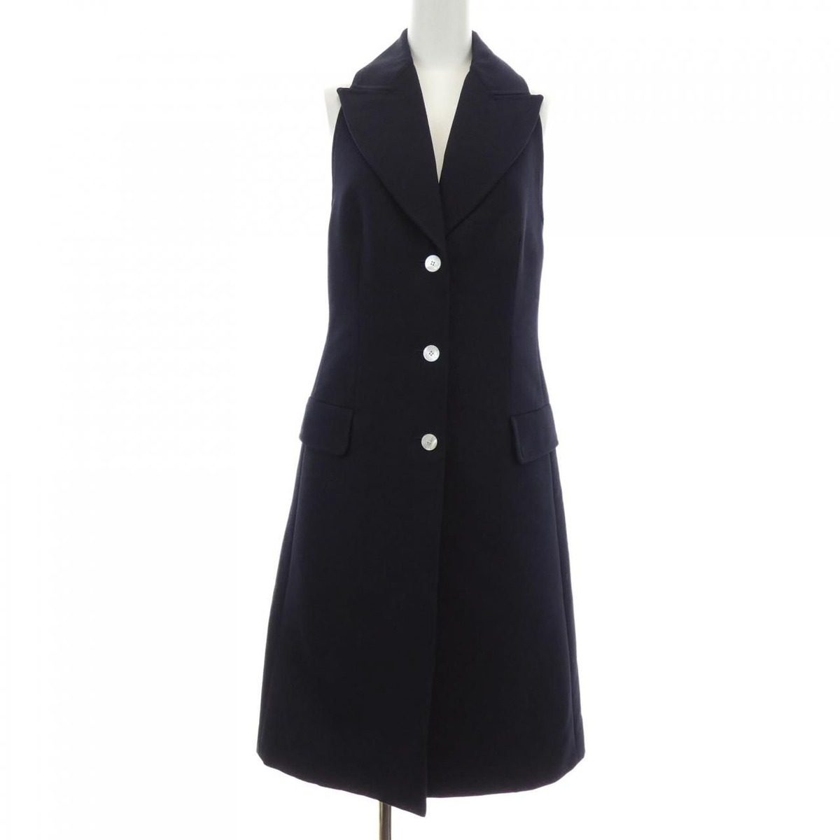 Hermes Long Vest Navy