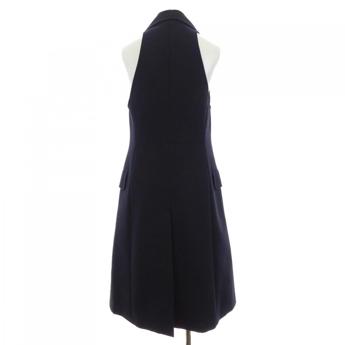 Hermes Long Vest Navy — view 2