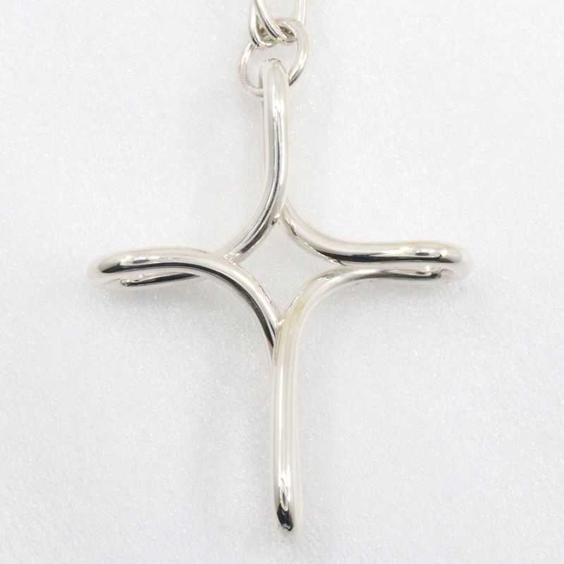 Tiffany & Co Large Infinity Cross Open Cross Elsa Peretti 925 Silver Ladies