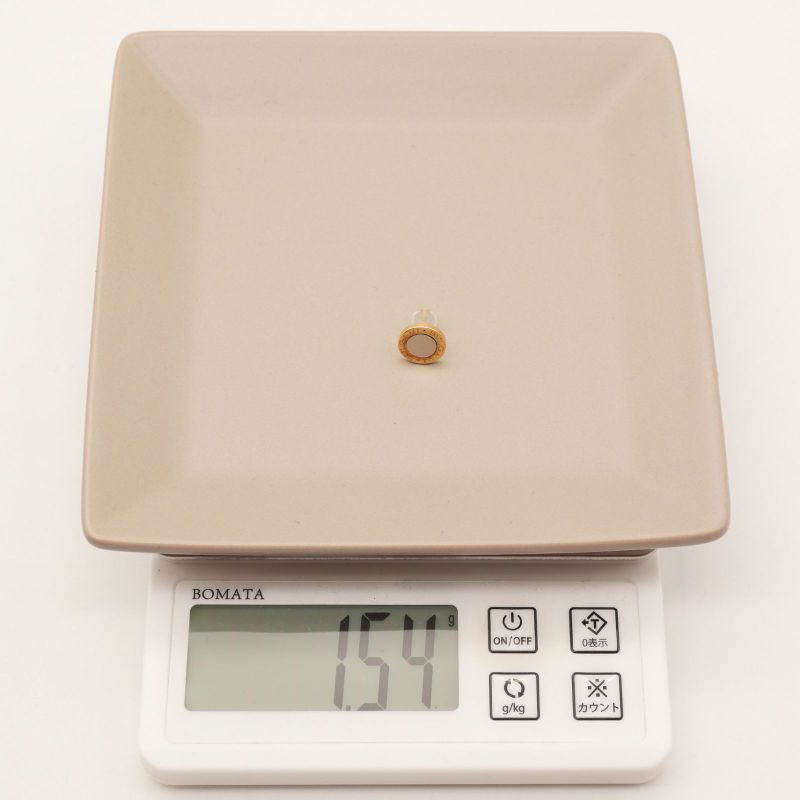 Bulgari 18k(750) Gold One Ear Earrings 24-4595s