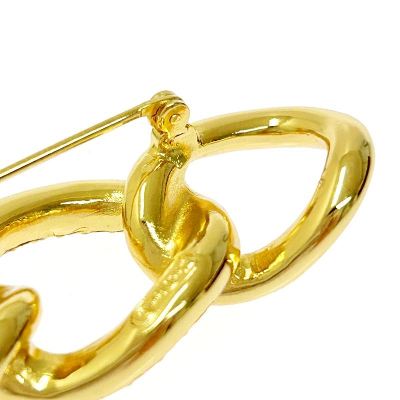 Christian Dior GP Rhinestone Brooch Ladies 307389 Brooch with Box