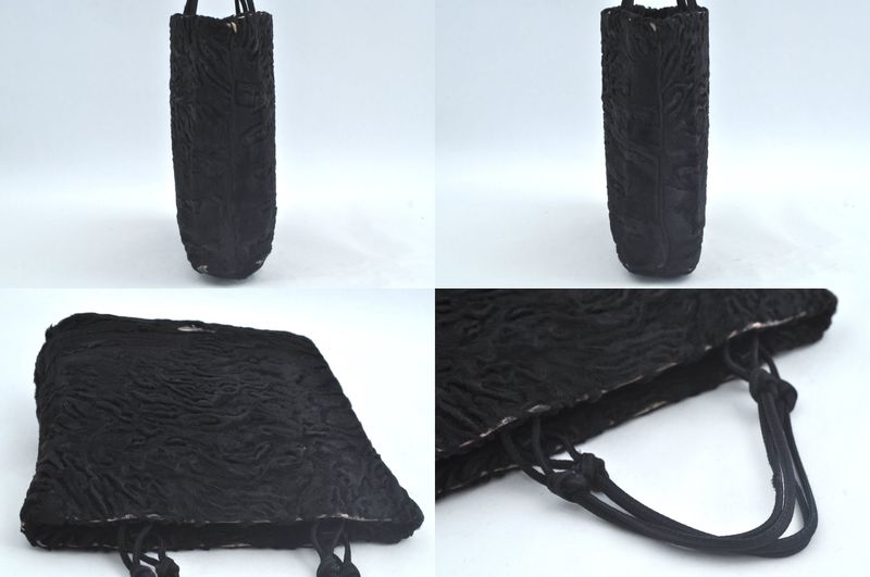 Prada Halaco Hand Tote Bag Black 0178n