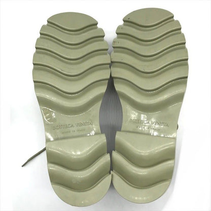 Bottega Veneta Stride Rubber Lace Up Shoes Khaki