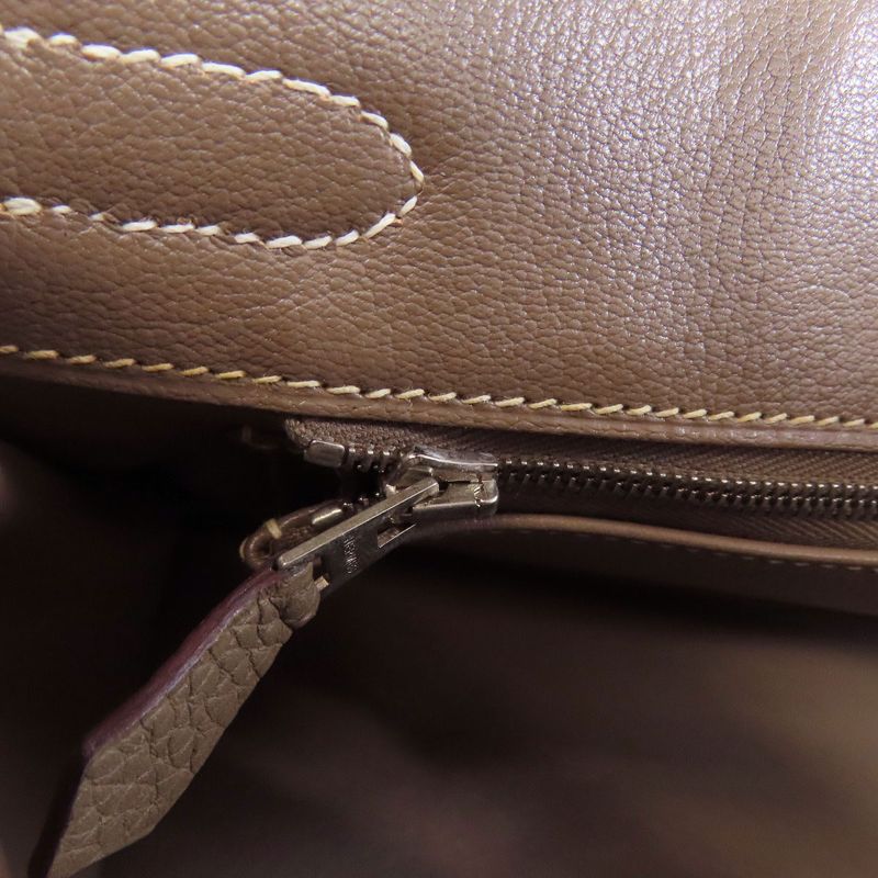 Hermes Birkin 30 Etape Silver Hardware Handbag Taurillon Women