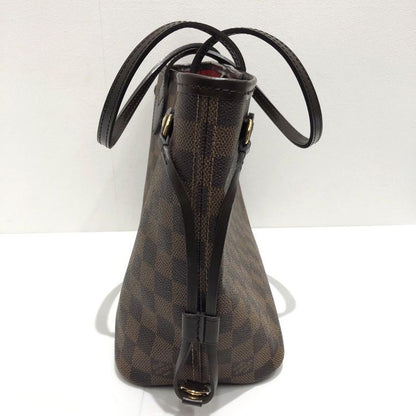 Louis Vuitton Damier Neverfull PM N51109 Tote Bag Shoulder Brown Preowned 005815
