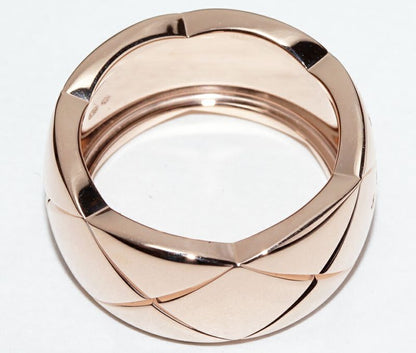 Chanel 18K Beige Gold Ring With 53 Diamonds (approx 044ct) Coco Crush Collection