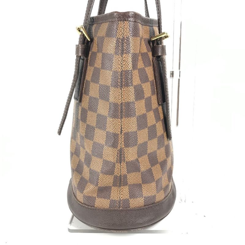 Louis Vuitton Shoulder Bag Marais N42240 Damier Canvas Ebène Brown