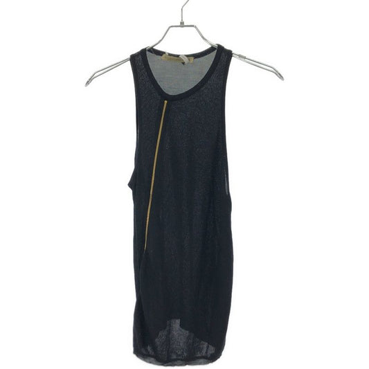 Balenciaga 2004aw Nicolas Ghesquiere Period Zip Design Silk Knit Vest 143716