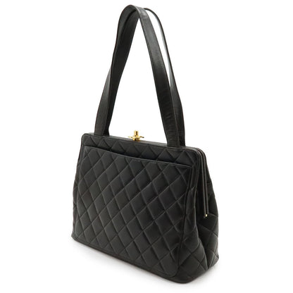 Chanel Quilted CC Logo Shoulder Bag Semi Tote Gamaguchi — view 2