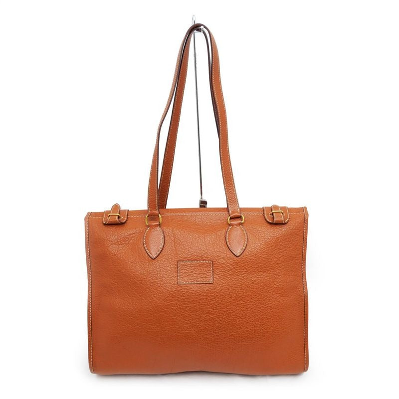Hermes Cabas 40 Shoulder Tote Bag Gold Chable Coromandel OY Engraved