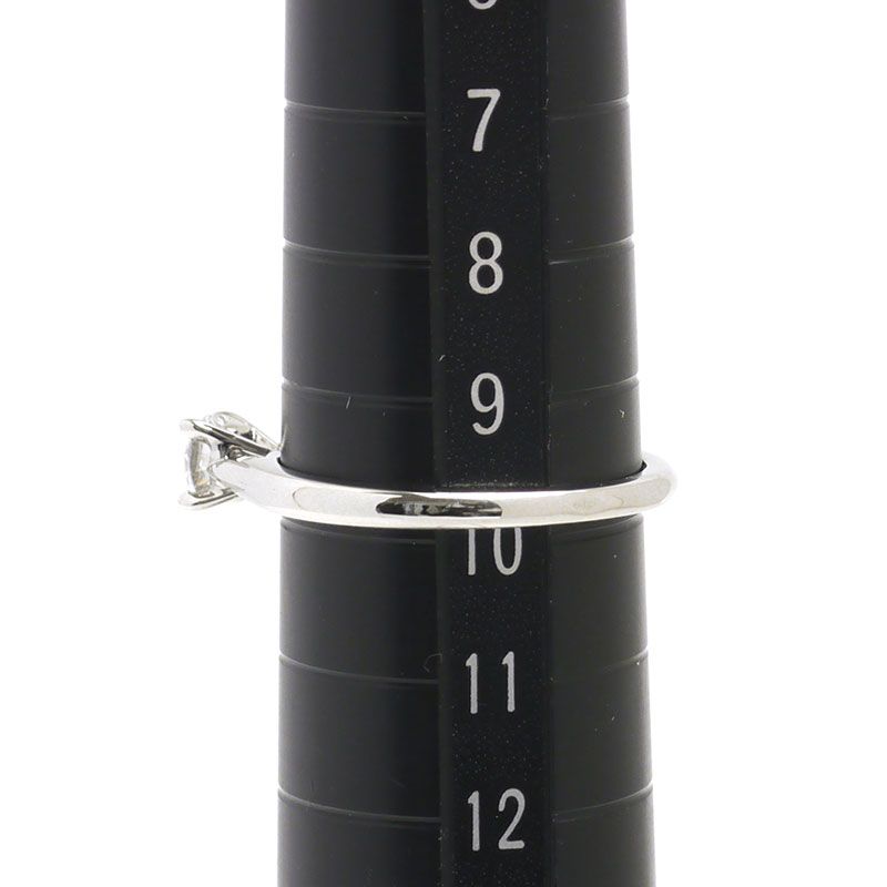 Cartier Solitaire Diamond Ring #50 Pt950 0.27ct